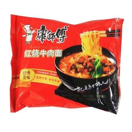 康师傅方便面 红烧牛肉面袋装 103g/袋